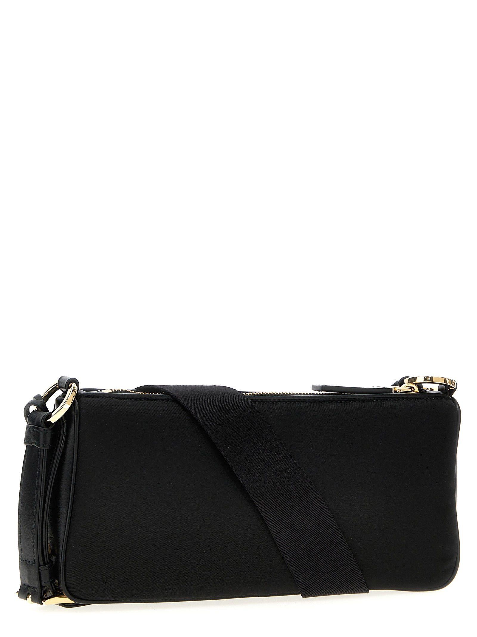 Black Polyamide Shoulder Bag