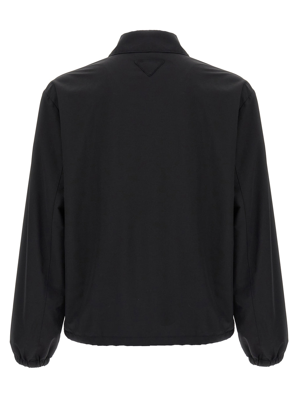 Black Virgin Wool Full-Length Jacket