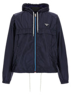 Blue Recycled Polyamide Jacket