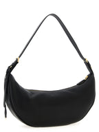 Black Calfskin Shoulder Bag