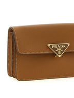 Beige Calfskin Crossbody Bag