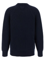 Blue Virgin Wool Cardigan