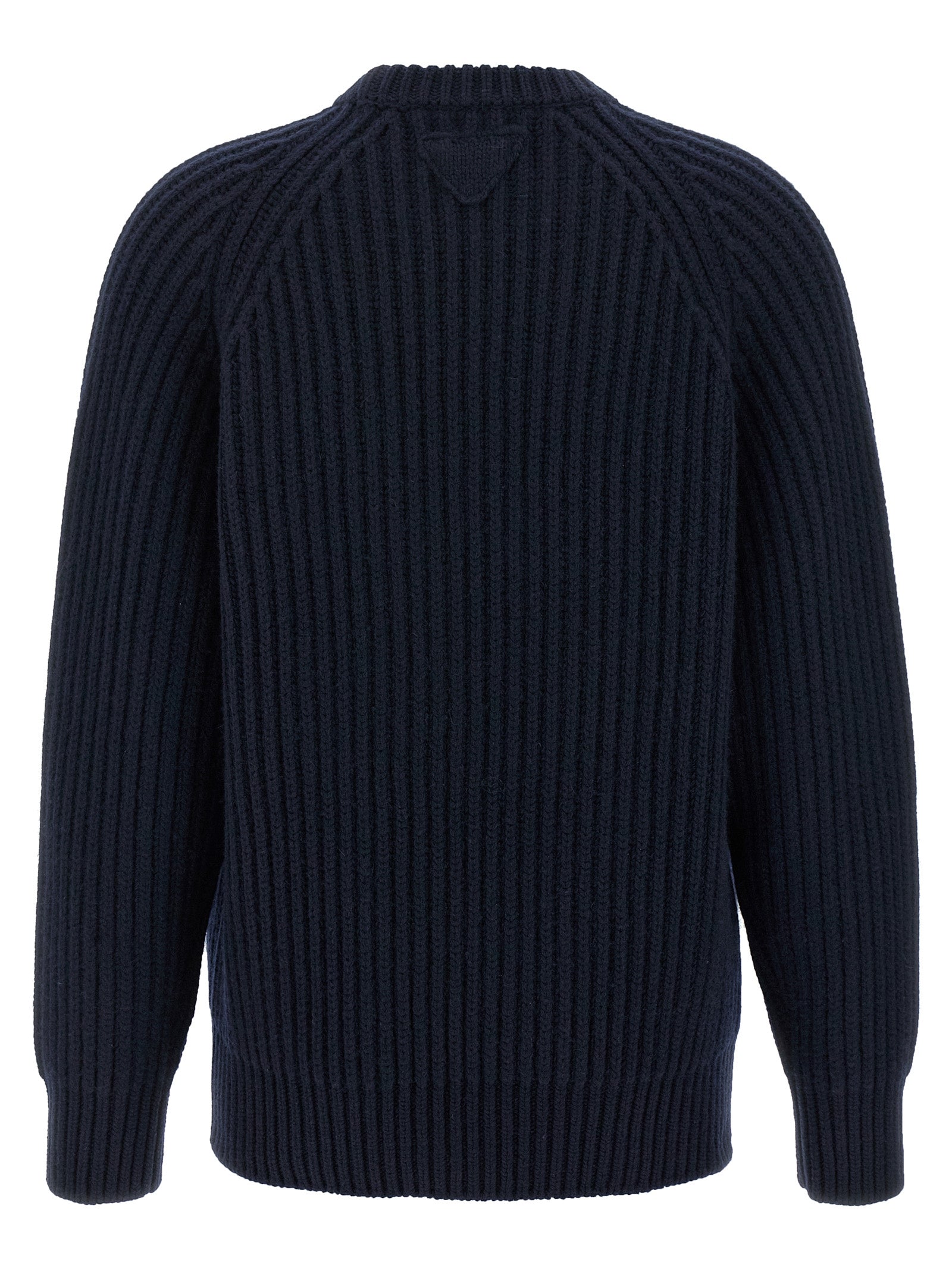 Blue Virgin Wool Cardigan