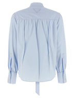 Blue Cotton Blouse