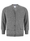 Gray Cashmere Cardigan