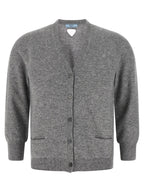 Gray Cashmere Cardigan