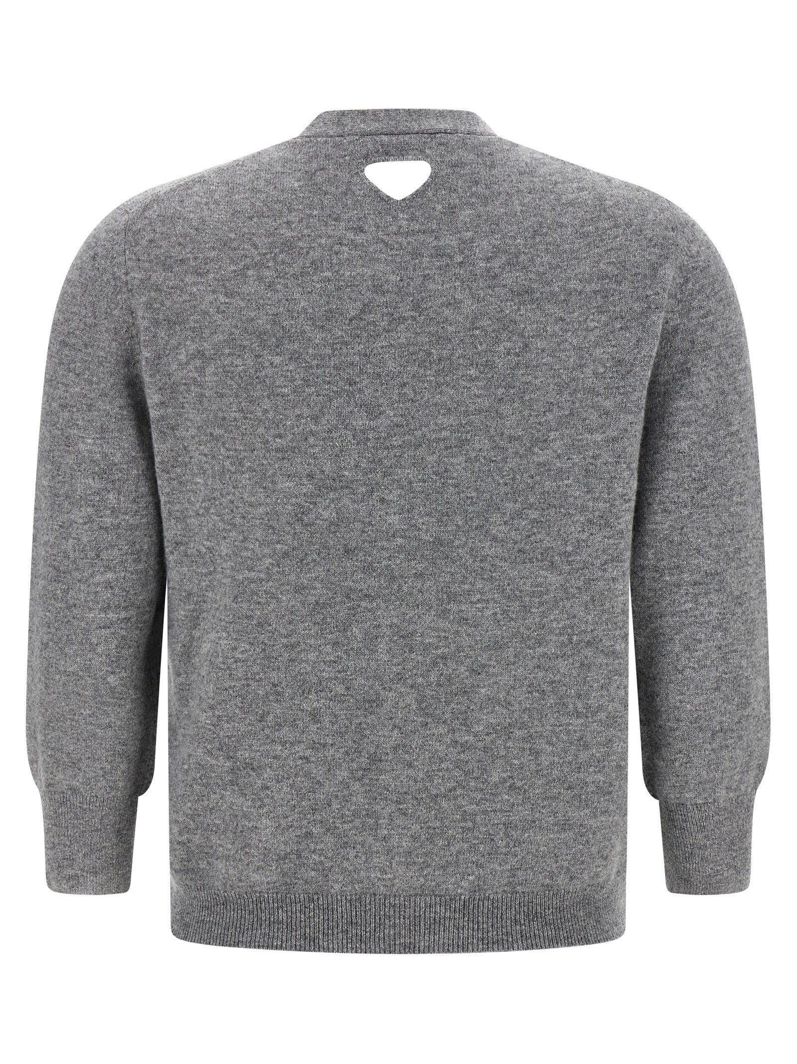 Gray Cashmere Cardigan
