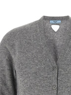 Gray Cashmere Cardigan