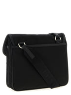 Black Recycled Polyamide Crossbody Bag