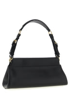 Black Calfskin Shoulder Bag