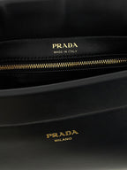 Black Calfskin Shoulder Bag