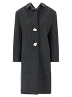 Gray Virgin Wool Coat