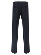 Blue Virgin Wool Two-Piece Suit
