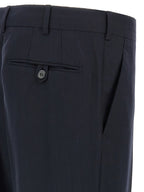 Blue Virgin Wool Two-Piece Suit
