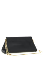 Black Calfskin Shoulder Bag