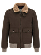 Brown Cotton Bomber
