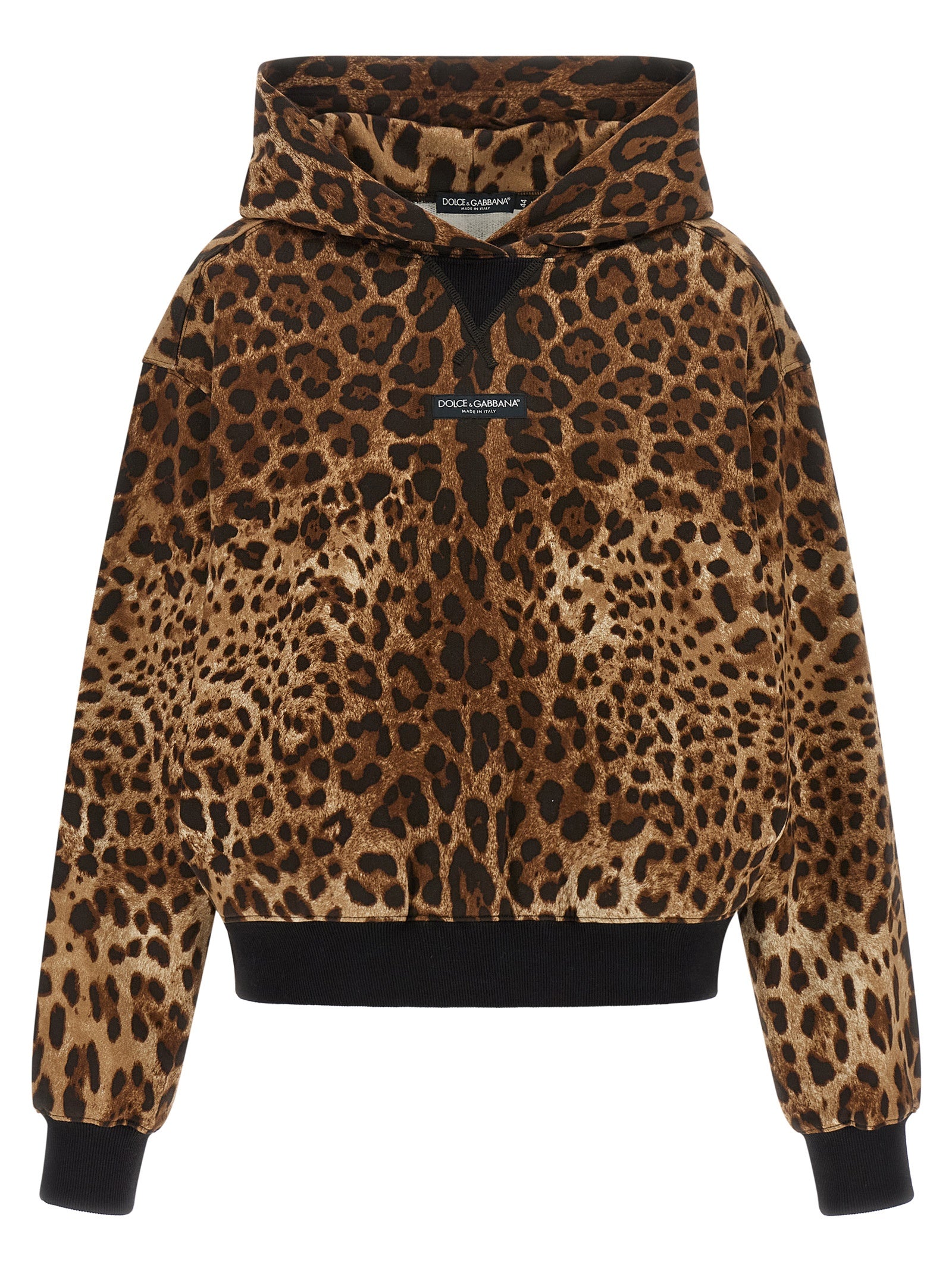 Brown Cotton Hoodie