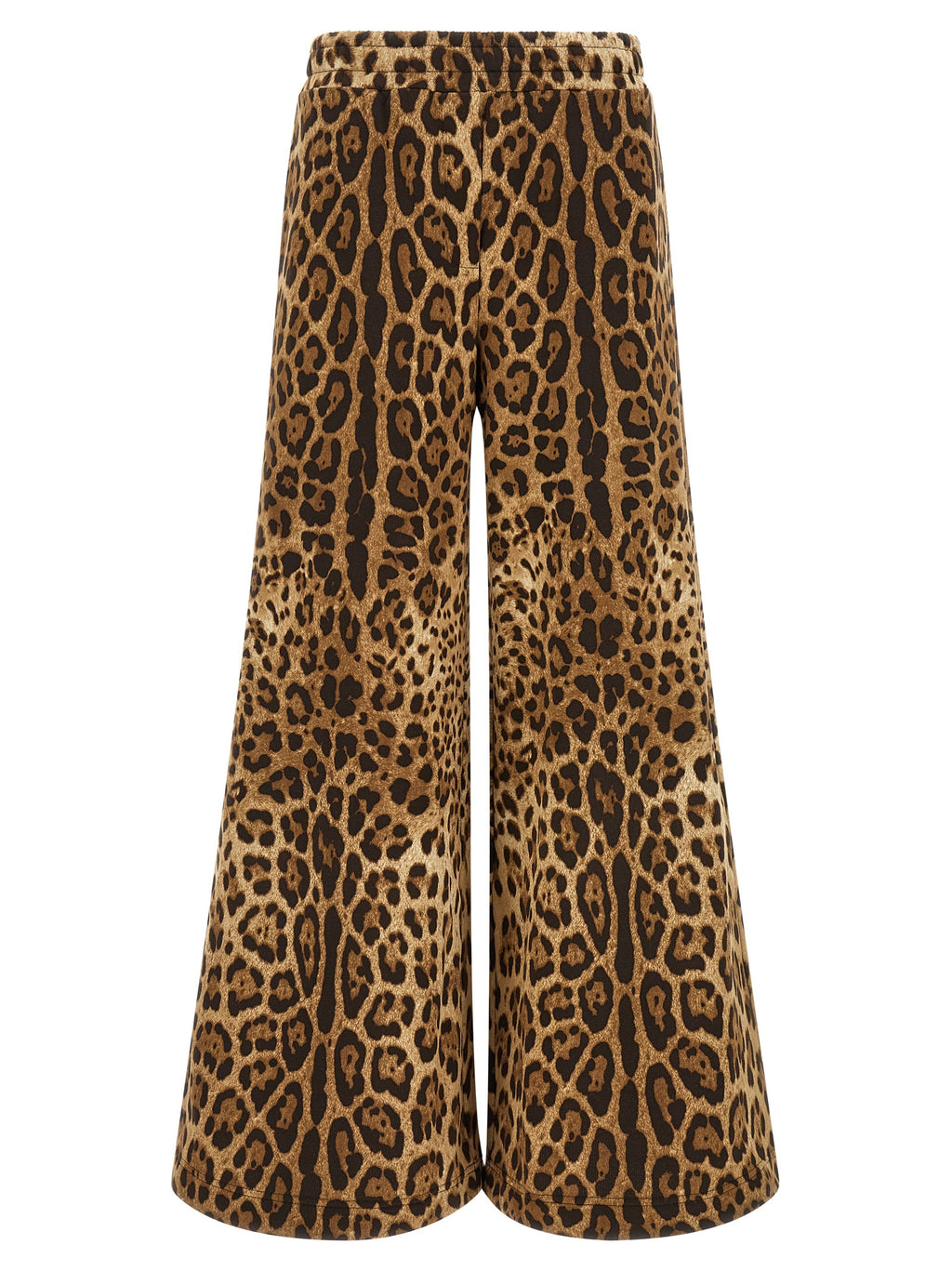 Brown Cotton Casual Pants