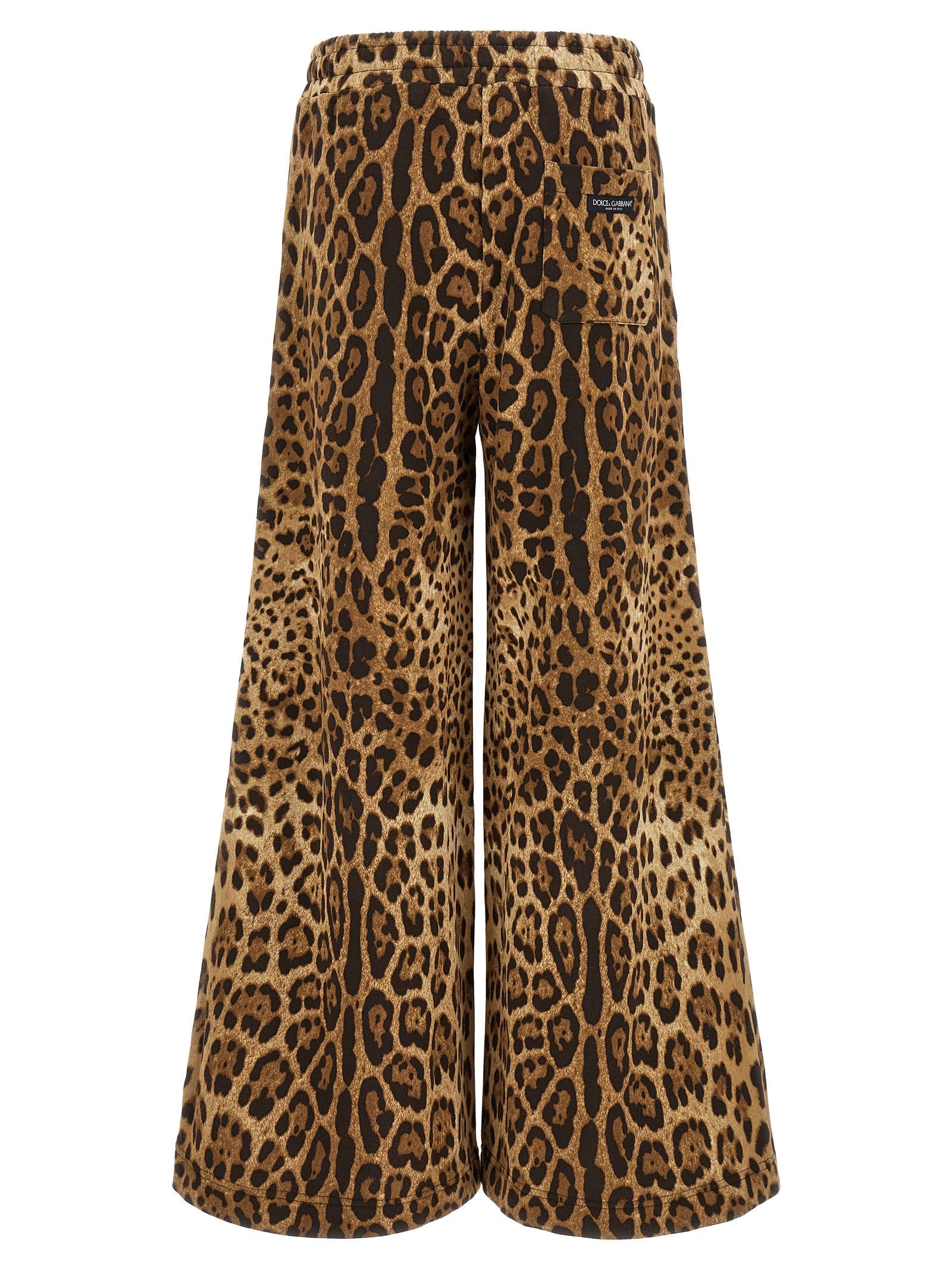 Brown Cotton Casual Pants