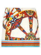 Multicolor Cotton Long Skirt