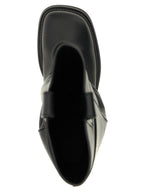 Black Calfskin Over The Knee
