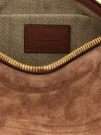 Brown Calfskin Shoulder Bag