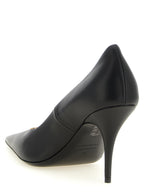 Black Calfskin High Heel Pumps