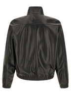 Black Lamb Leather Leather Jacket