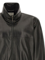 Black Lamb Leather Leather Jacket
