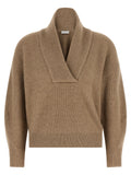 Beige Cashmere Cardigan