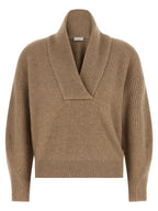 Beige Cashmere Cardigan
