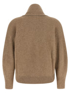 Beige Cashmere Cardigan