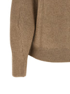 Beige Cashmere Cardigan