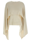 Beige Silk Cardigan
