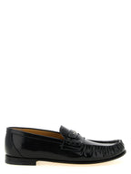 Black Calfskin Slip-On Loafers