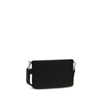 Black Recycled Polyamide Shoulder Bag
