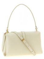 White Calfskin Shoulder Bag