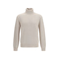 Beige Cashmere Turtleneck