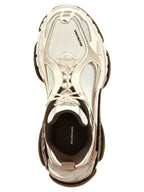 White Polyethylene Athletic Sneakers