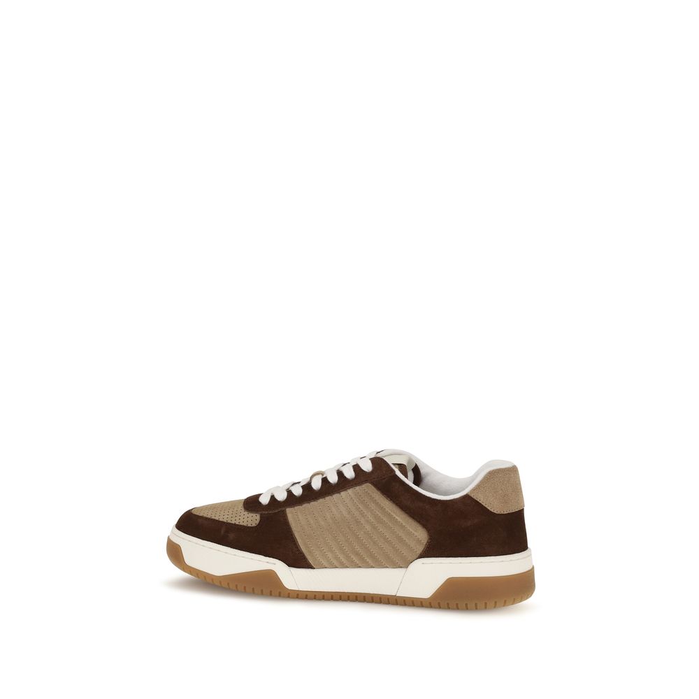Brown Napa Leather / Calf Bos Taurus Athletic Sneakers