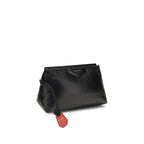 Black Lamb Ovis Aries Clutch Bag