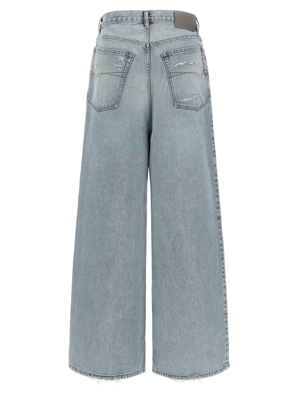 Blue Cotton Relaxed Fit Jeans