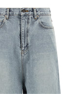 Blue Cotton Relaxed Fit Jeans