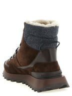 Brown Calfskin Ankle Boots