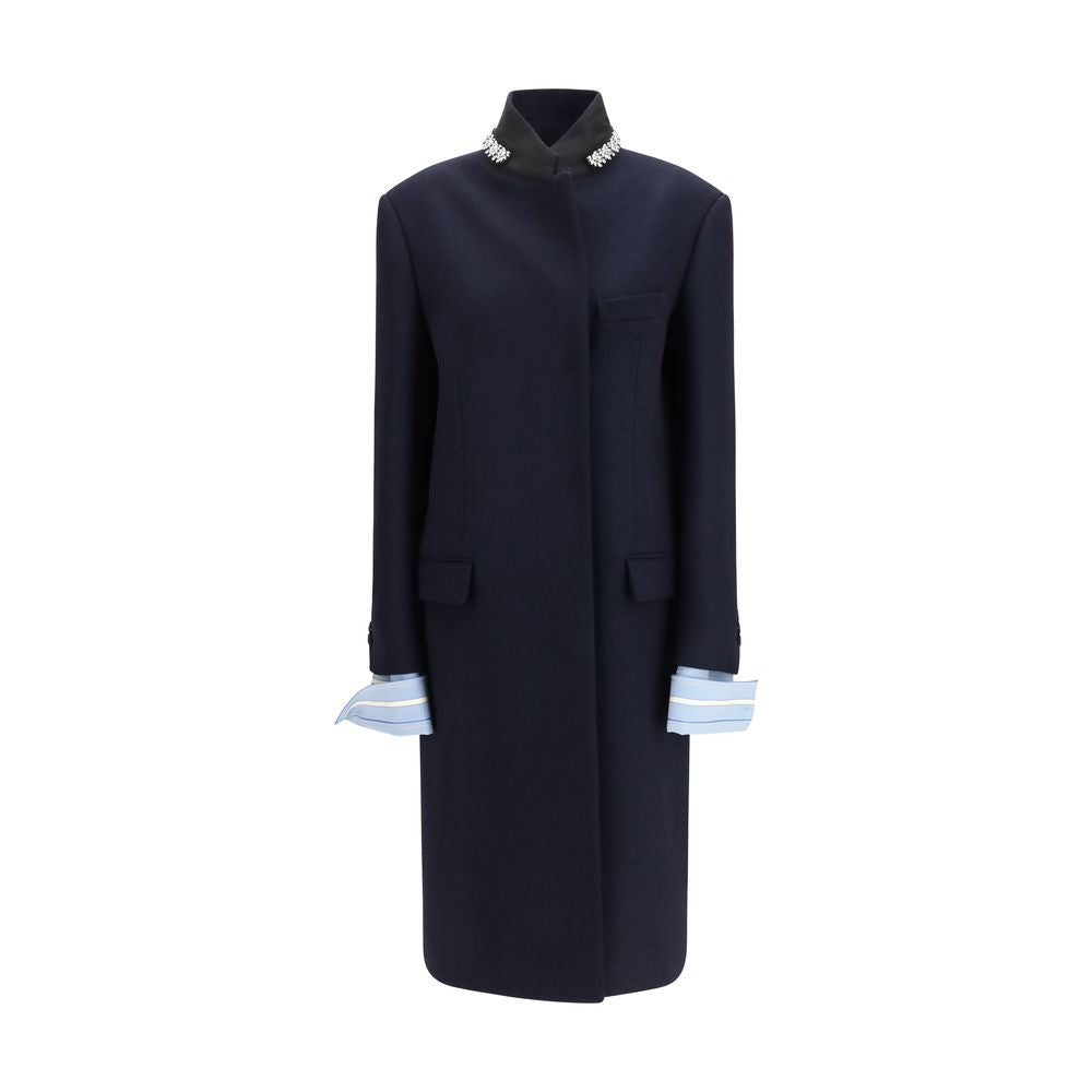 Blue Wool Oves Aries Coat