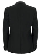 Black Virgin Wool Two-Piece Suit