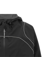 Black Polyester Sweatshirt