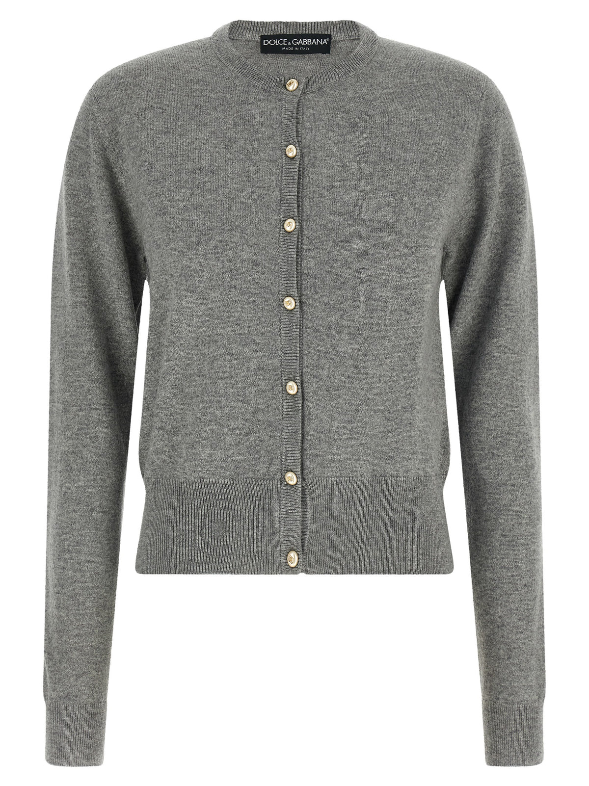Gray Cashmere Cardigan