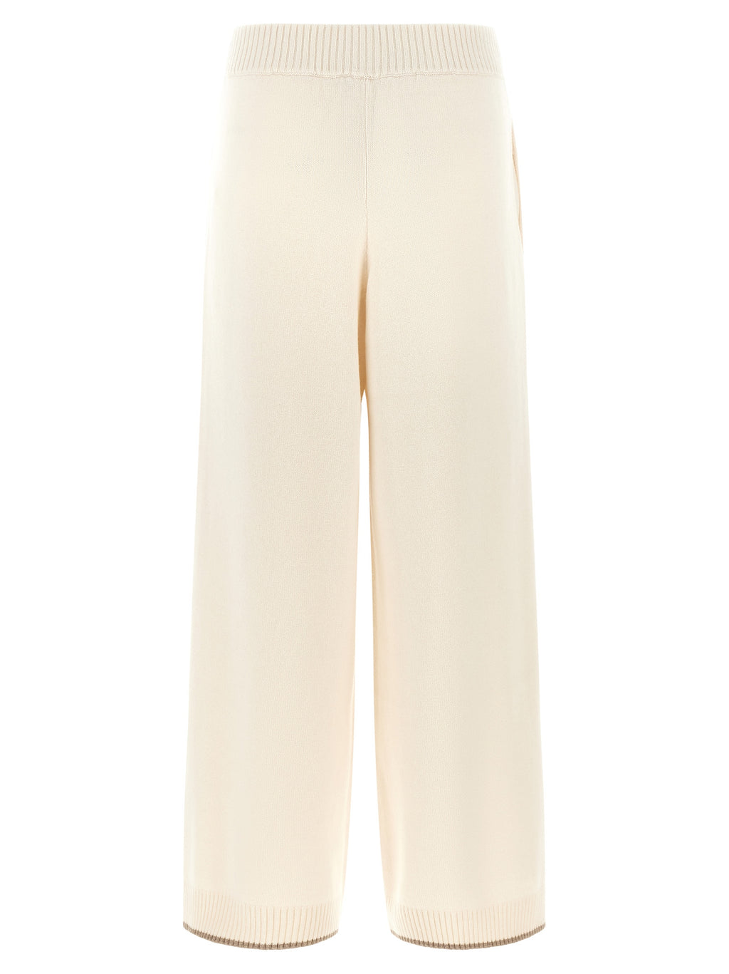 White Cashmere Athletic Pants
