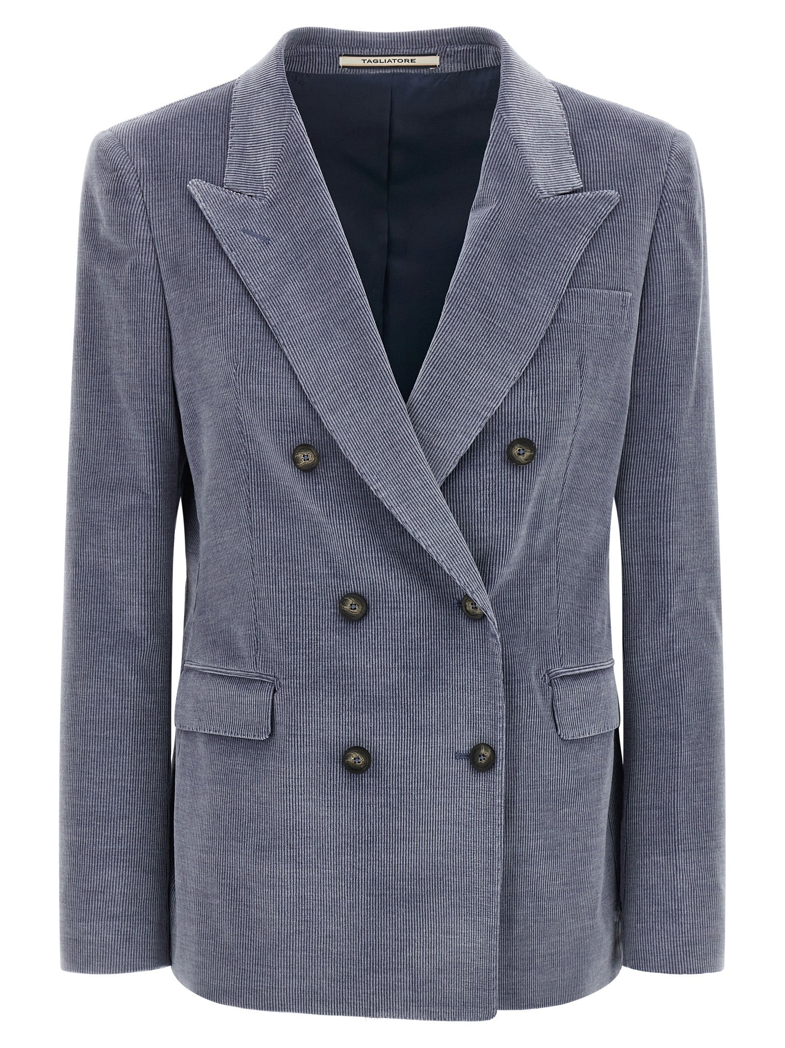 Blue Cotton Blazer
